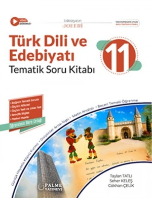 Palme Yayınları 11. Sınıf Türk Dili ve Edebiyatı Joker Tematik Soru Kitabı