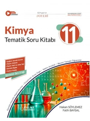 Palme Yayınları 11. Sınıf Kimya Joker Tematik Soru Kitabı
