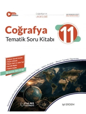 Palme Yayınları 11. Sınıf Coğrafya Joker Tematik Soru Kitabı