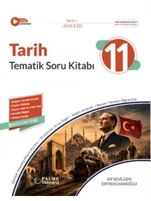 Palme Yayınları 11. Sınıf Tarih Joker Tematik Soru Kitabı