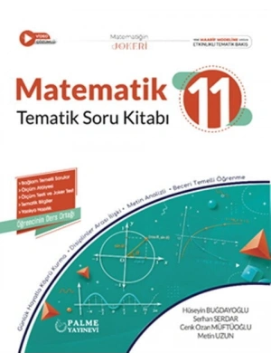 Palme Yayınları 11. Sınıf Matematik Joker Tematik Soru Kitabı