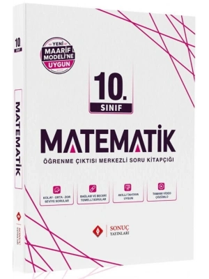 Sonuç Yayınları 10. Sınıf Matematik Maarif Modele Uygun Modüller Set