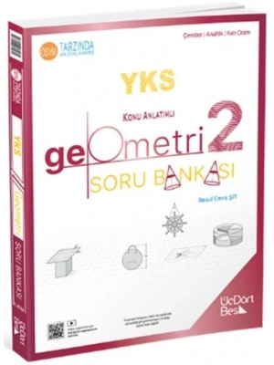 ÜçDörtBeş Yayınları TYT AYT Geometri Soru Bankası 2. Kitap