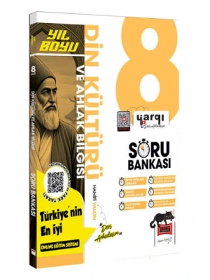 Yargı Ders Arkadaşım 8.Sınıf LGS Din Kültürü ve Ahlak Bilgisi Yıl Boyu Soru Bankası