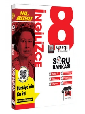 Yargı Ders Arkadaşım 8.Sınıf LGS İngilizce Yıl Boyu Soru Bankası