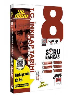 Yargı Ders Arkadaşım 8.Sınıf LGS T.C İnkılap Tarihi ve Atatürkçülük Yıl Boyu Soru Bankası