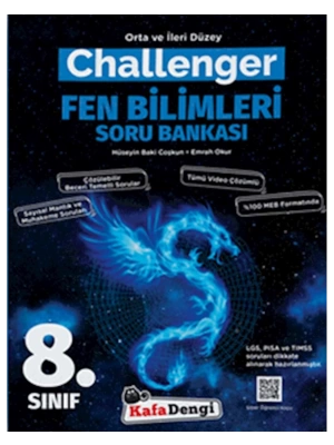 KAFA DENGİ YAYINLARI8 SINIF  CHALLENGER FEN SORU BANKASI