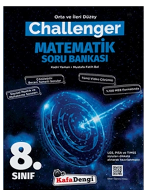 KAFA DENGİ YAYINLARI 8 SINIF  CHALLENGER MATEMATİK SORU BANKASI