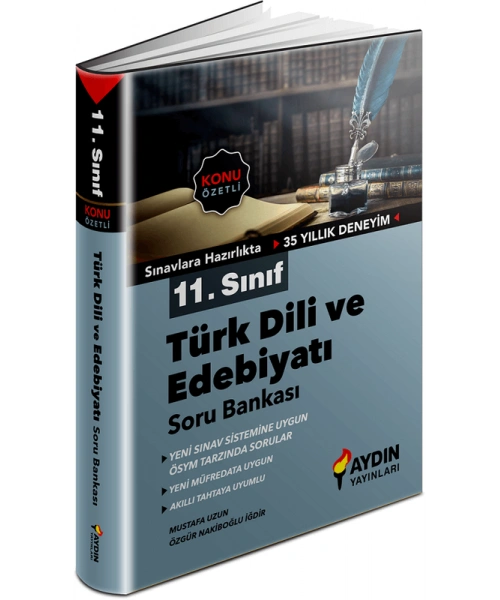 AYDIN YAYINLARI 11  SINIF EDEBİYAT SORU BANKASI