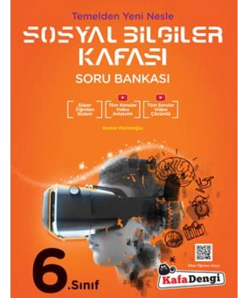 KAFA DENGİ YAYINLARI 6 SINIF SOSYAL BİLGİLER KAFASI SORU BANKASI