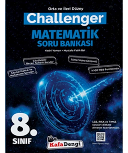 KAFA DENGİ YAYINLARI 8 SINIF  CHALLENGER MATEMATİK SORU BANKASI