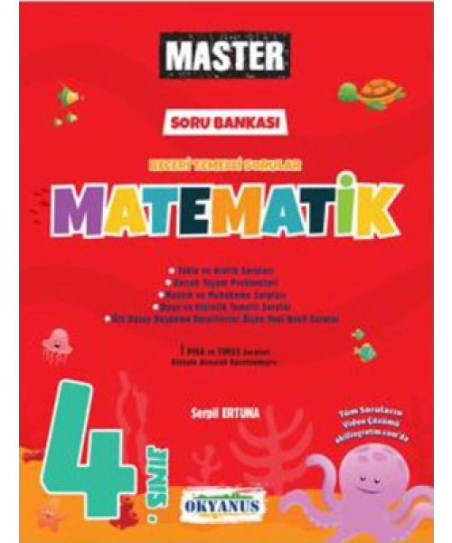 Okyanus Yayınları 4. Sınıf Matematik Master Soru Bankası