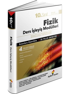 Aydın Yayınları 10. Sınıf Fizik Ders İşleyiş Modülleri