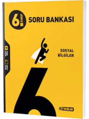 HIZ YAYINLARI 6 SINIF SOSYAL BİLGİLER  SORU BANKASI