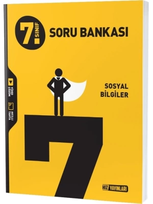 HIZ YAYINLARI  7 SINIF SOSYAL BİLGİLER SORU BANKASI