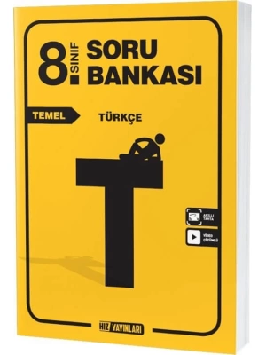 HIZ YAYINLARI 8 SINIF TEMEL TÜRKÇE SORU BANKASI