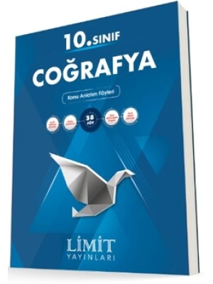 LİMİT YAYINLARI 10 SINIF  COĞRAFYA KONU ANLATIM FÖYLERİ