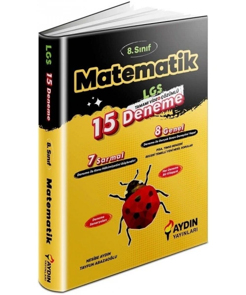 AYDIN YAYINLARI 8 SINIF MATEMATİK DENEME SINAVI