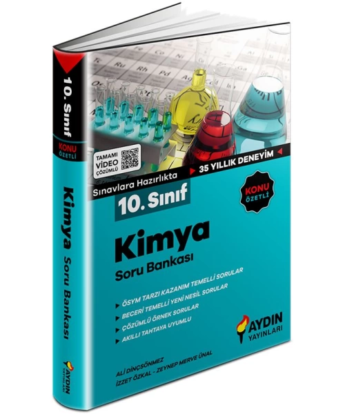 Aydın Yayınları 10. Sınıf Kimya Soru Bankası