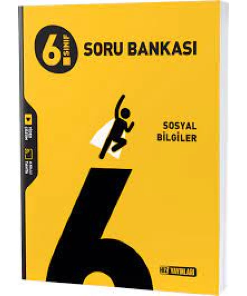 HIZ YAYINLARI 6 SINIF SOSYAL BİLGİLER  SORU BANKASI