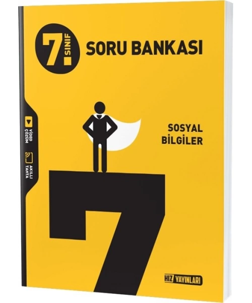 HIZ YAYINLARI  7 SINIF SOSYAL BİLGİLER SORU BANKASI