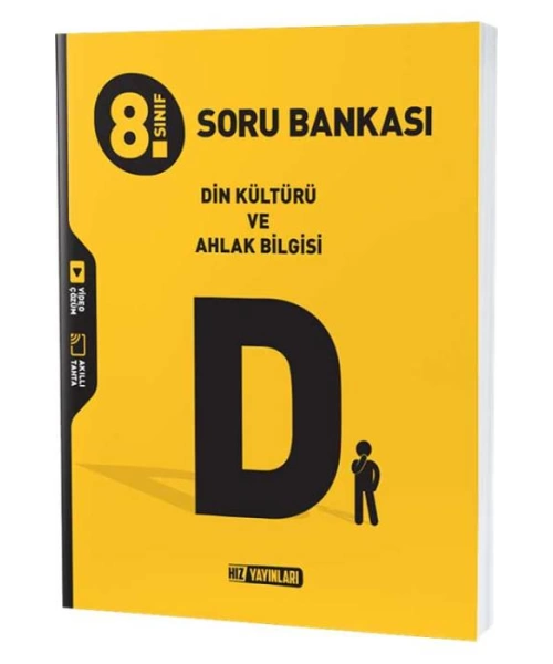 HIZ YAYINLARI 8 SINIF  DİN KÜLTÜRÜ SORU BANKASI