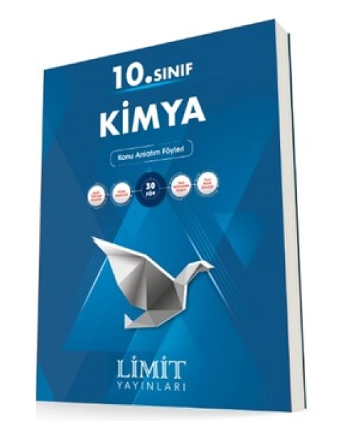 LİMİT YAYINLARI 10 SINIF  KİMYA KONU ANLATIM FÖYLERİ