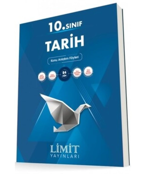 LİMİT YAYINLARI 10 SINIF   TARİH KONU ANLATIM FÖYLERİ