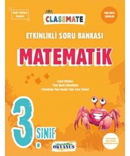 OKYANUS YAYINLARI 3 SINIF CLASSMATE MATEMATİK SORU BANKASI