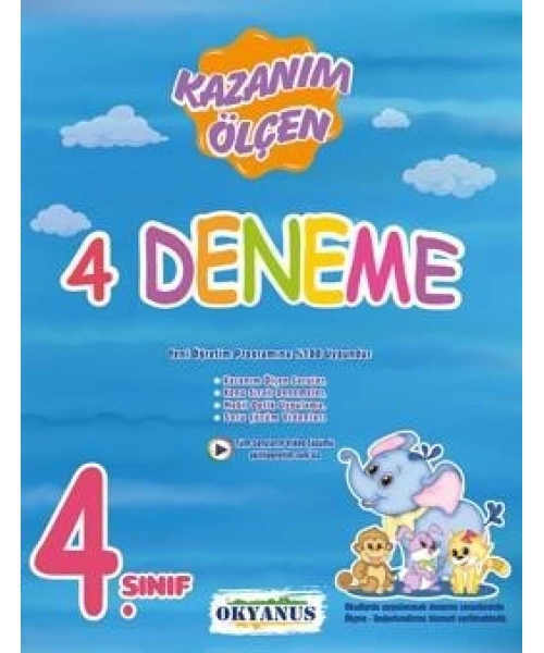 OKYANUS  YAYINLARI  4 SINIF 4 LÜ PAKET  DENEME