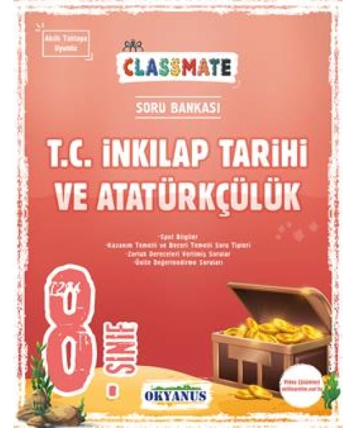 OKYANUS YAYINLARI 8 SINIF CLASSMATE İNKILAP SORU BANKASI