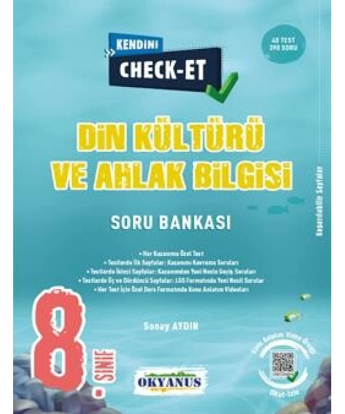 OKYANUS YAYINLARI 8 SINIF CHECK-ET DİN KÜLTÜRÜ SORU BANKASI