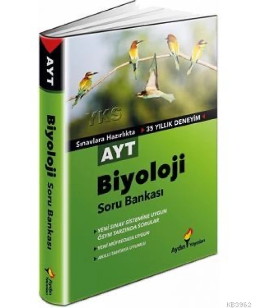 AYDIN YAYINLARI  AYT BİYOLOJİ SORU BANKASI