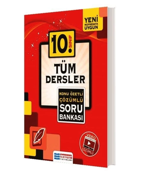 EVRENSEL İLETİŞİM YAYINLARI 10 SINIF TÜM DERSLER KONU ÖZETLİ SORU BANKASI