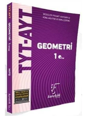 KAREKÖK YAYINLARI TYT-AYT GEOMETRİ MPS 1.KİTAP