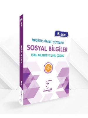 KAREKÖK YAYINLARI  6 SINIF SOSYAL BİLGİLER KONU ANLATIMLI SORU BANKASI