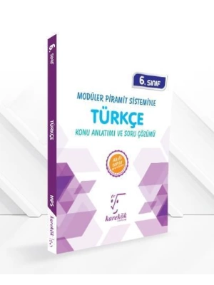 KAREKÖK YAYINLARI  6 SINIF TÜRKÇE KONU ANLATIMLI SORU BANKASI