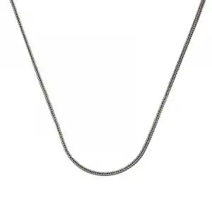 ​gümüş 2 Mm Tilki Kuyruğu 60 Cm Zincir