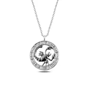 ​​gümüş Akrep Burcu Kolye