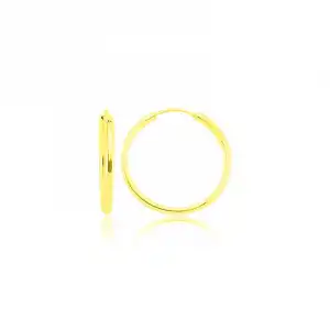 ​gümüş Altın Kaplama Halka Küpe