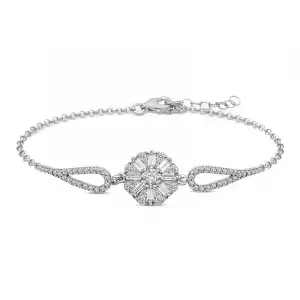 ​gümüş Baget Taşlı Bileklik