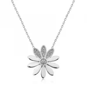 ​gümüş Çiçek Bayan Kolye