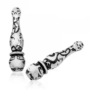 ​gümüş Desenli Tesbih İmamesi