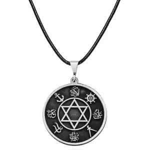 ​gümüş Dört Halife İsimleri İşlemeli Kolye