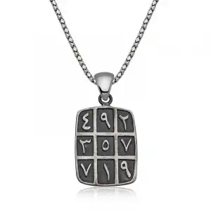 ​gümüş Ebced Kolye