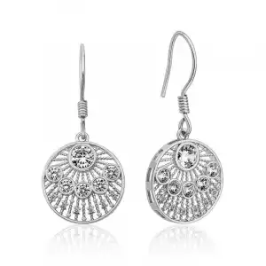 ​gümüş Etnik Desenli Bayan Küpe