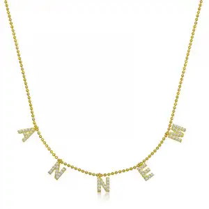 ​gümüş Gold Annem Yazılı Bayan Kolye