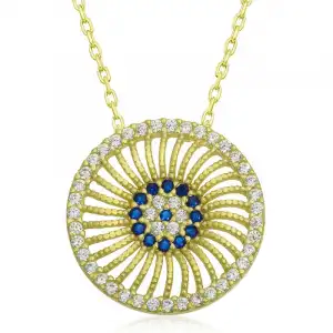 ​gümüş Gold Nazar Kadın Kolye