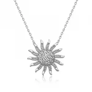 ​gümüş Güneş Bayan Kolye