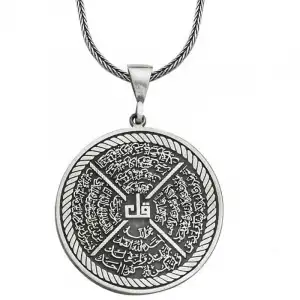 ​gümüş İhlas Felak Nas Kafirun Kolye